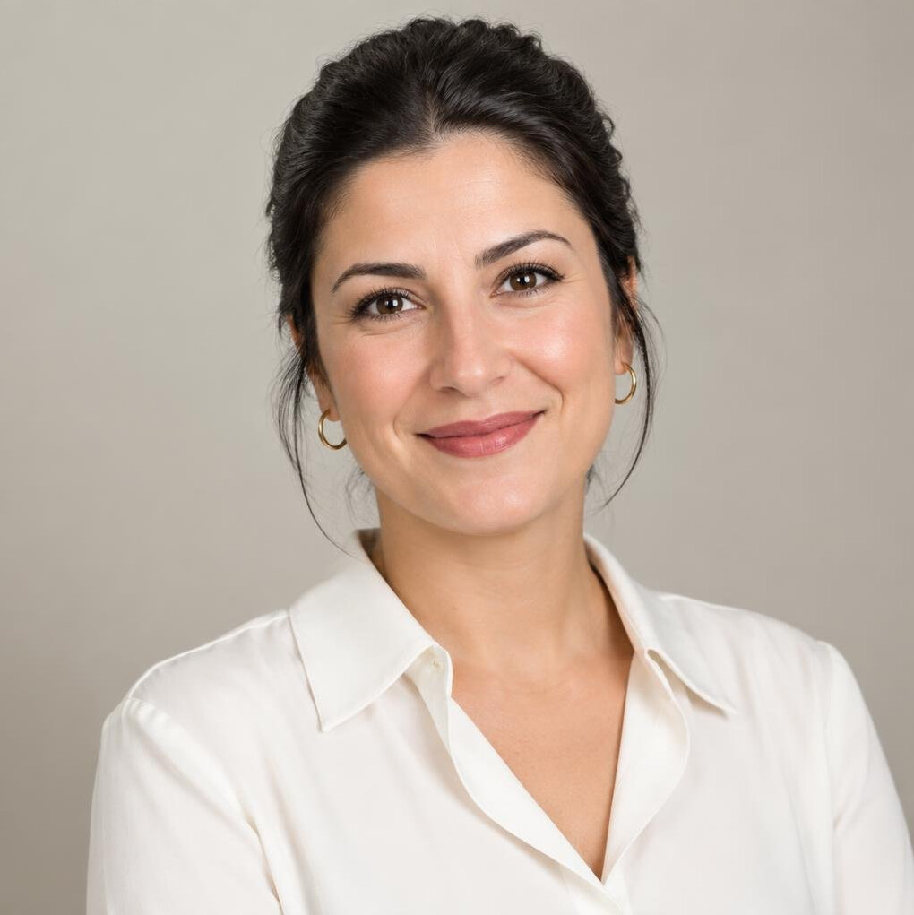 Portrait of a female news reporter